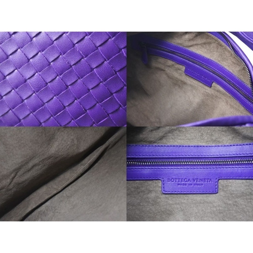 Bottega Veneta One Hobo Shoulder Bag Intrecciato Purple Hobo - Picture 7 of 8